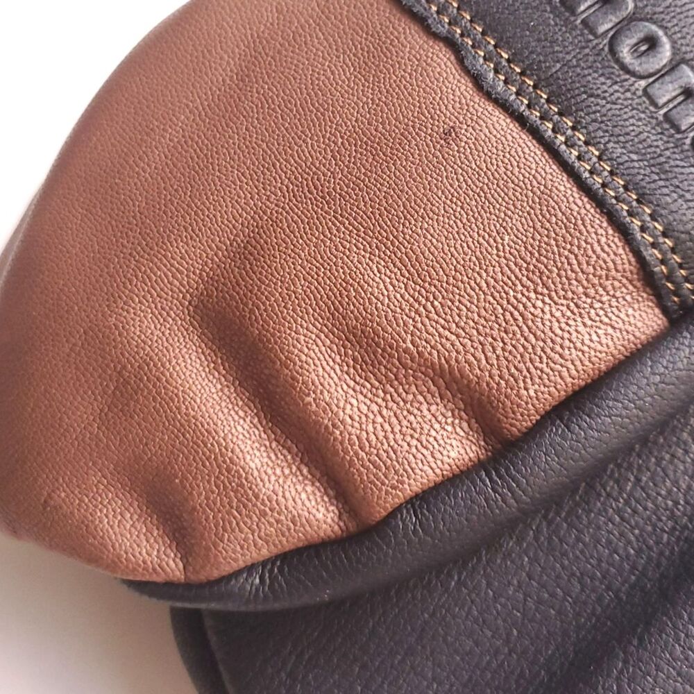 Wells Lamont Hydrahyde Full Finger Glove Mittens XL (Fit smaller) Leather Brown - Picture 9 of 12